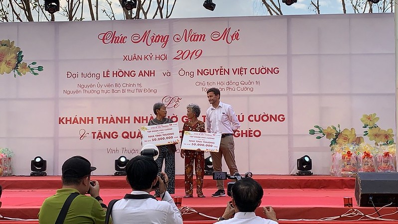 Sponsorship of new homes in The Mekong Delta